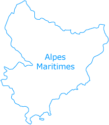 Carte Alpes Maritimes